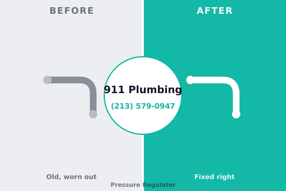 Before and after: plumbing repair Abbeville, LA